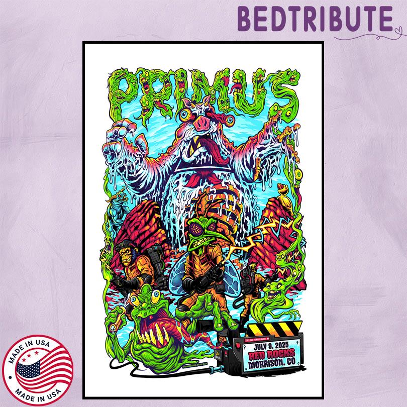 Primus Red Rocks Poster – July 9 2025