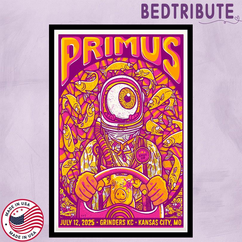 Primus Tour Poster – July 12 2025 Kansas City MO
