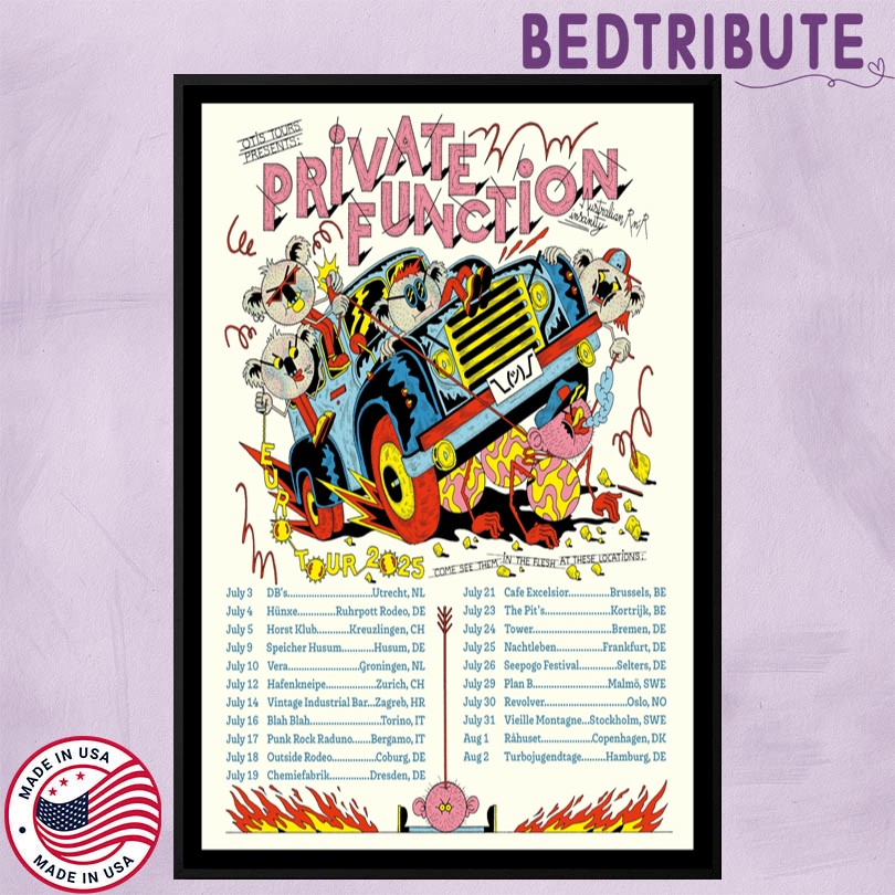 Private Function Euro Tour 2025 Poster