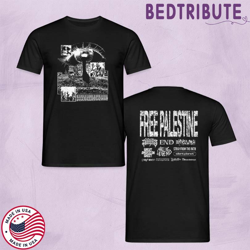 RelentLess Free Palestine MAP T-Shirt