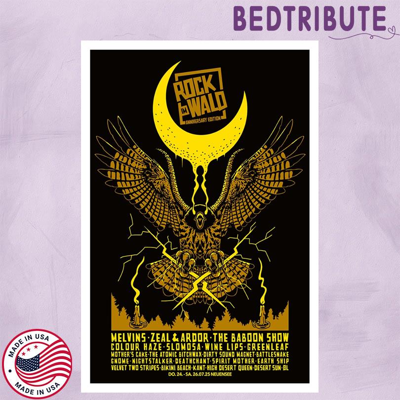 Rock Im Wald Festival July 26 2025 Neuensee Germany Poster
