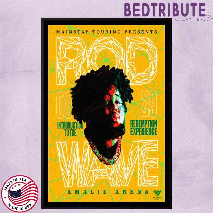 RodWave Tampa, FL 8 29 25 Tour Poster
