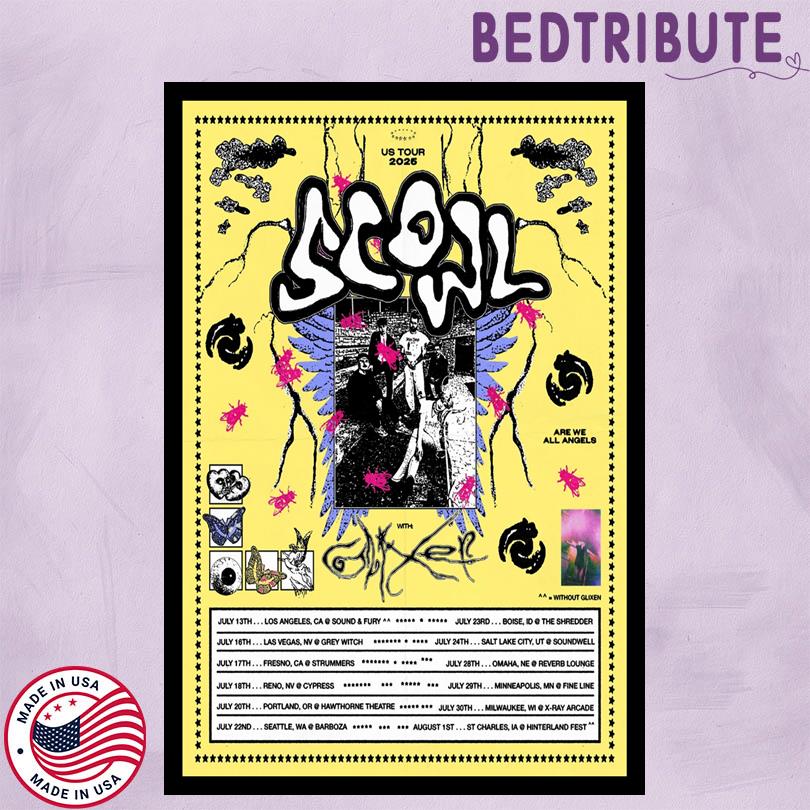 Scowl US Tour 2025 Poster