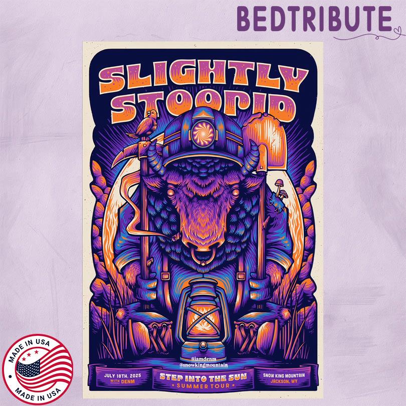 Slightly Stoopid Concert Event Jackson WY Snow King Resort Poster