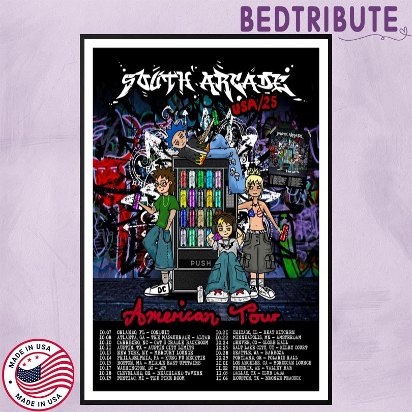 South Arcade USA 2025 Tour Poster