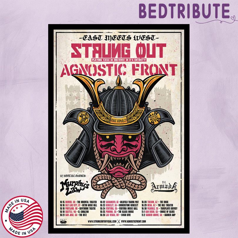 Strung Out Tour 2025 Poster
