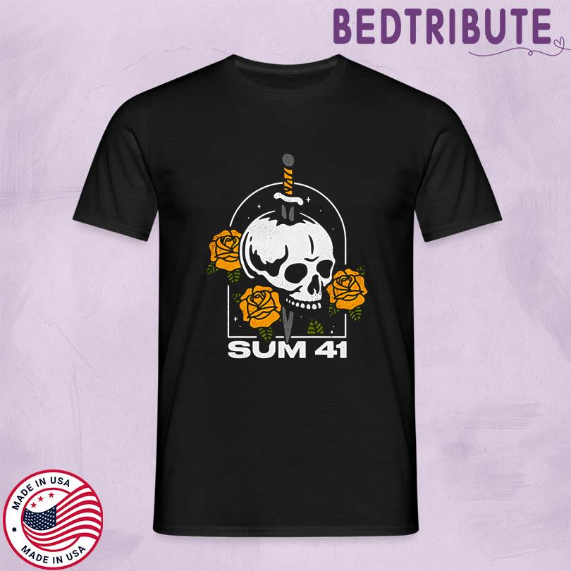 Sum 41 Skull And Roses T Shirt
