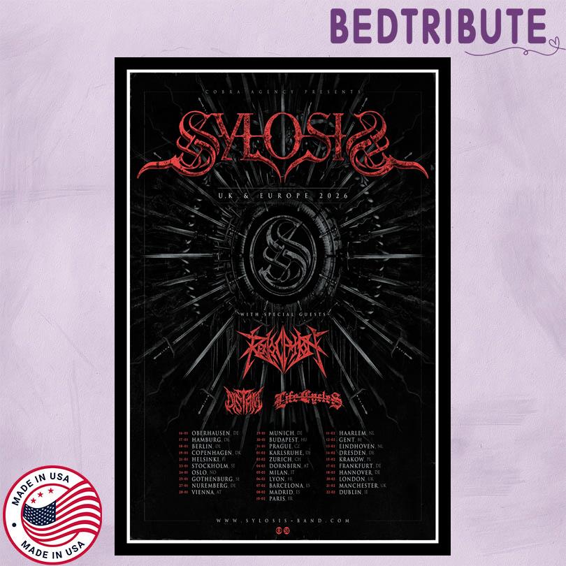 Sylosis UK & Europe Tour 2026 Poster