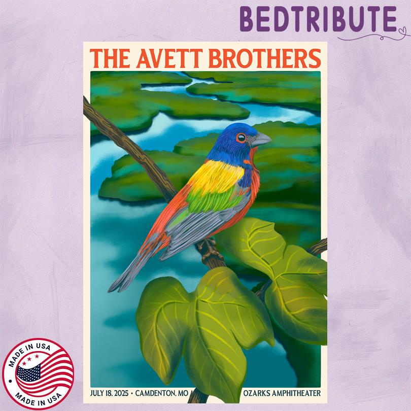 The Avett Brothers Ozarks Amphitheater Poster