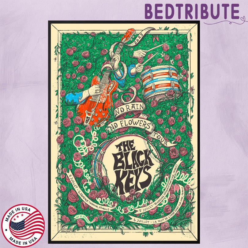 The Black Keys July 4 2025 Garorock Marmande France Poster