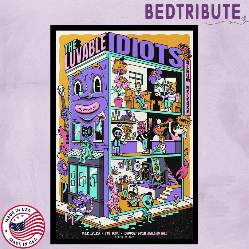 The Luvable Idiots Baltimore 2025 Concert Poster