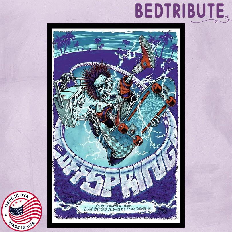 The Offspring Tour Budweiser Stage Toronto ON July 23 2025 Poster
