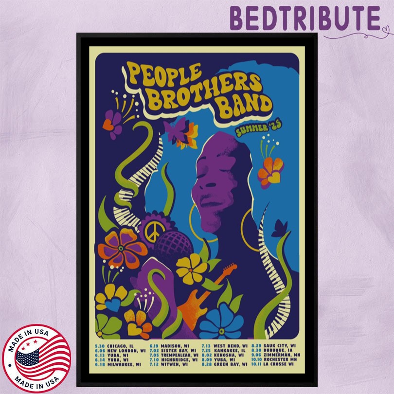 The People Brothers Band Summer 2025 Poster