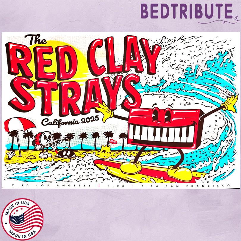 The Red Clay Strays California 2025 Poster