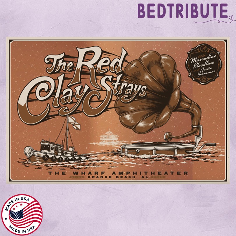 The Red Clay Strays July 3 2025 The Wharf Amphitheater Orange Beach, AL Poster