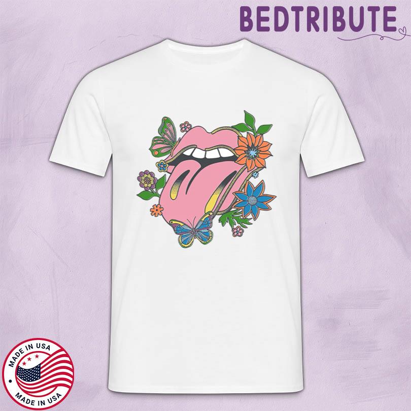 The Rolling Stones Flower Tongue Shirt