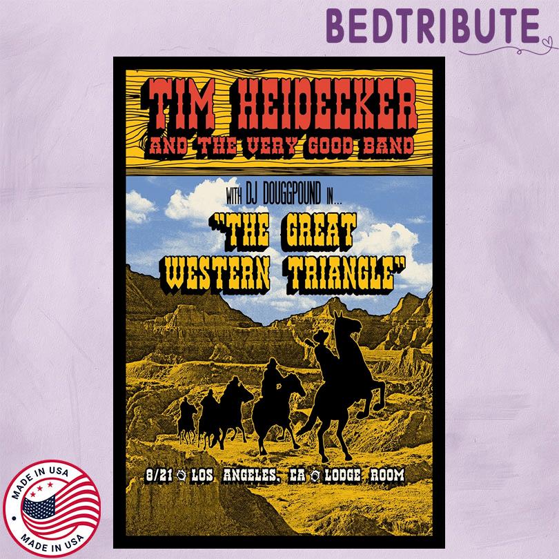 Tim Heidecker Event Poster Lodge Room Los Angeles California August 21 2025
