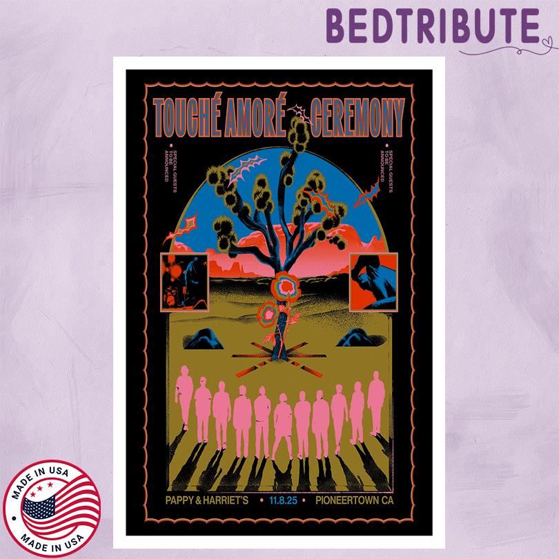 Touche Amore Show in Pioneertown CA Pappy and Harriet\'s 2025 Poster