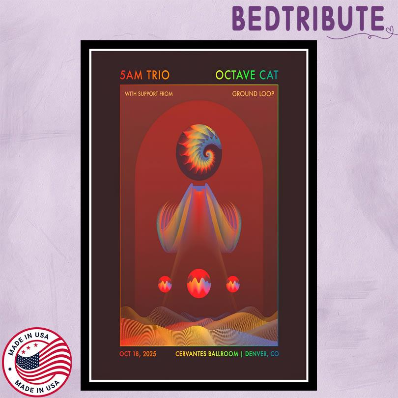Trio Octave Cat Oct 18 2025 Cervantes Ballroom Denver CO Poster