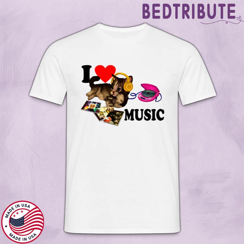 Uma Penca Camiseta I Love Music Cat 2 Shirt
