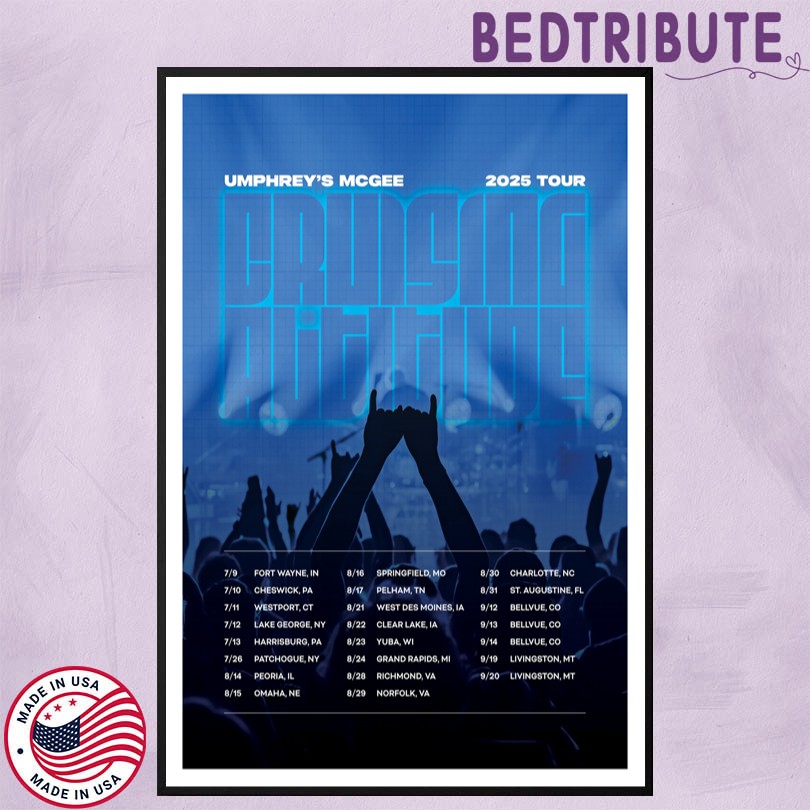 Umphrey\'s McGee Cruising Altitude 2025 Tour Poster