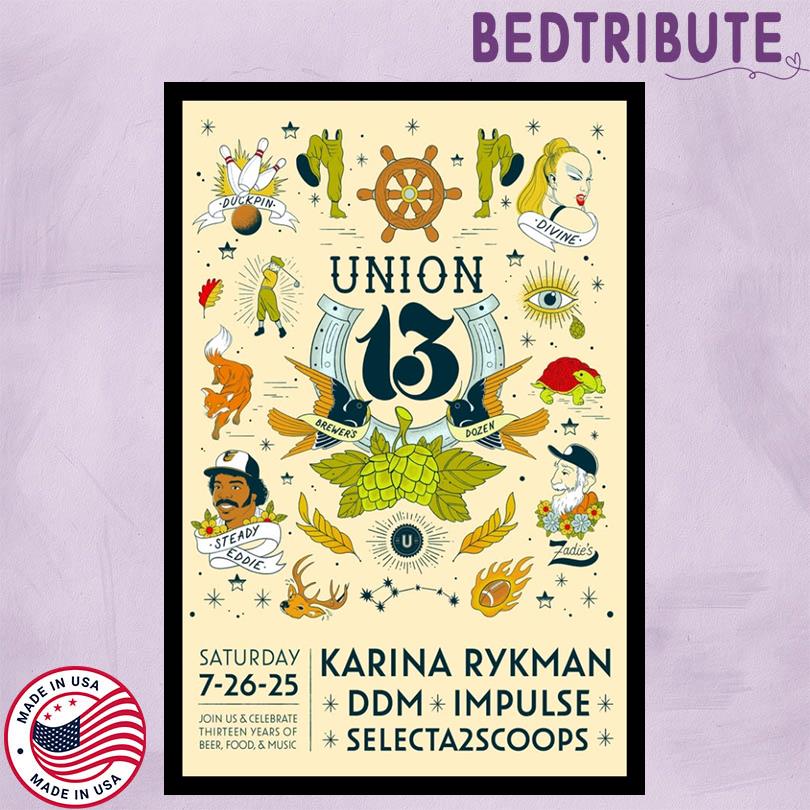 Union Craft Brewing Celebrate 13 Years 2025 Poster