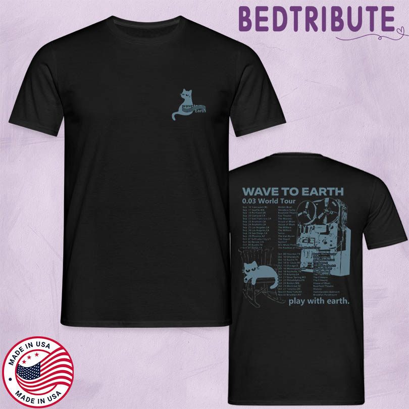 Wave To Earth Black Cat T-Shirt