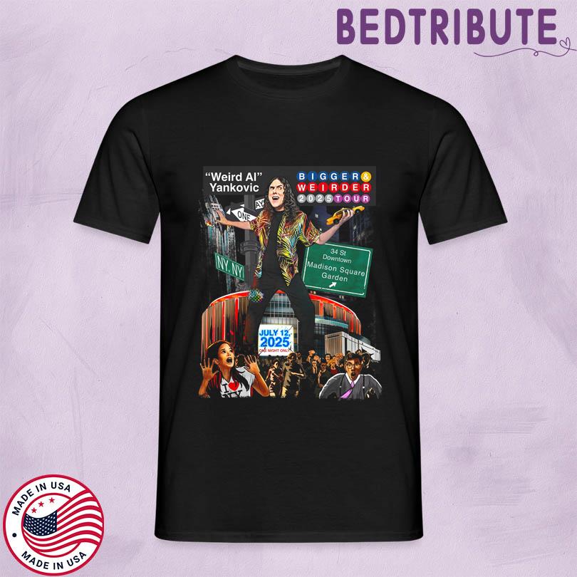 Weird Al Yankovic 2025 Shirt – Madison Square Garden NY July 12