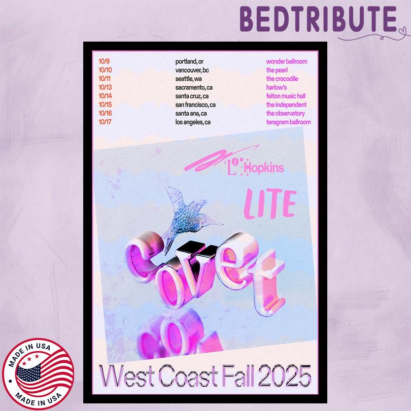 West Coast Fall Tour October 2025 Poster