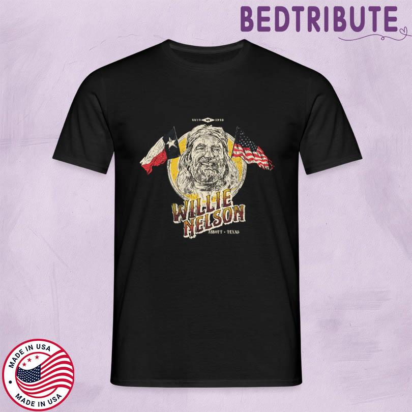 Willie Nelson Flag Portrait Shirt