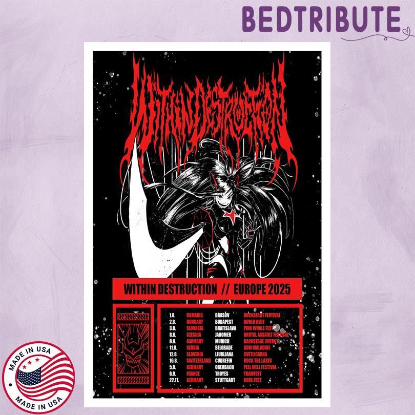 Within Destruction Europe 2025 Poster