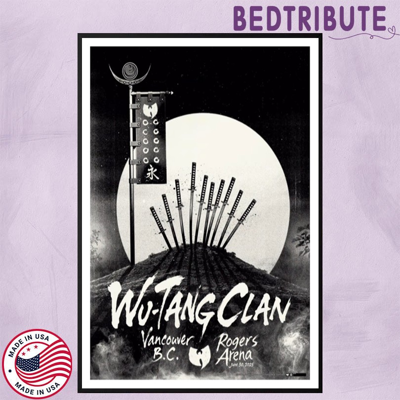 Wu-Tang Clan June 30 2025 Rogers Arena Vancouver BC Poster