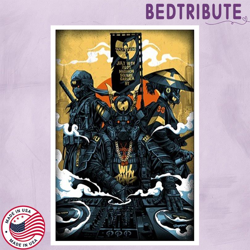 Wu Tang Clan Poster – New York July 16 2025 Event