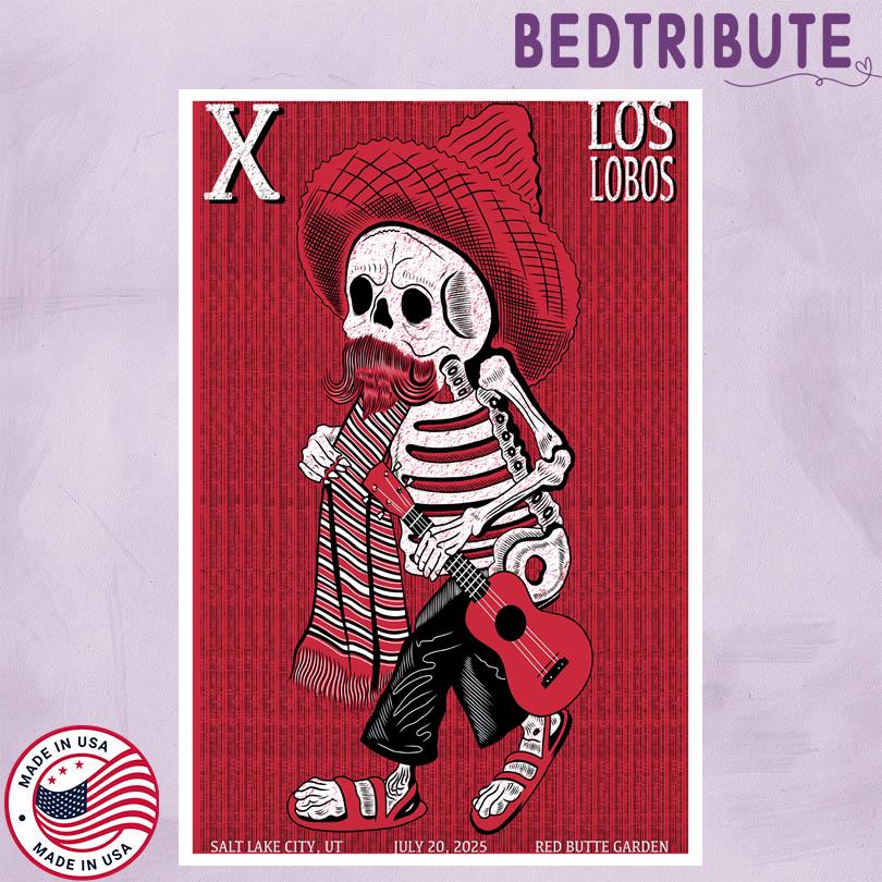 X The Band Live Tour Red Butte Garden Salt Lake City UT July 20 2025 Poster