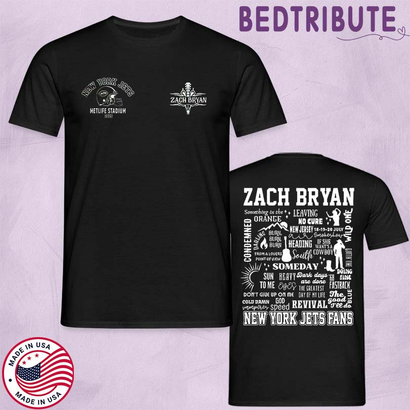 Zach Bryan x New York Jets Kings Of Leon MetLife Stadium 2025 Merch